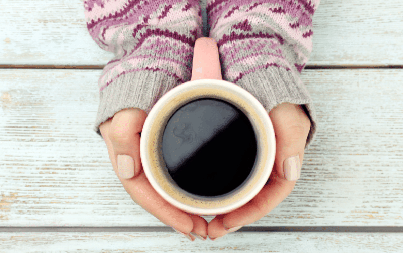 Workplace mental health - limit caffeine
